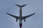 Morten 8 juli 2025 - LN-ENN over Høyenhall, klokken er 13.00 og det er Norwegian Air Shuttle AOC som kommer med sin Boeing 737-8JP fra 2016. Jeg tok et bilde 8 juli 2022, da ser vi helten Christopher Polhem som ikke er der nå.