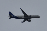 Morten 24 juni 2025 - EI-SIL over Høyenhall, klokken er 12.09 og jeg tror det er SAS Connect som kommer med sin Airbus A320-251N som er fra mars 2022 og heter Brun Viking. Den har jeg bare sett den 19 juli 2023