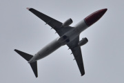 Morten 24 juni 2025 - SE-RRB over Høyenhall, klokken er 12.28 og det er Norwegian Air Sweden AOC som kommer med sin Boeing 737-8JP fra 2009. Jeg har disse datoene, god spredning på dem. 28 september 2018 og 8 februar 2019 og 25 mai 2023 og 31 juli og 5 september 2024 og 6 og 15 mai 2025