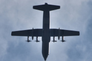 Morten 27 juni 2025 - Super Hercules over Høyenhall, det er Royal Norwegian Air Force Luftforsvaret som er ute med en av sine Lockheed Martin C-130J-30 Super Hercules. Vi så jo en i går