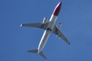Morten 30 juni 2025 - SE-RPL over Høyenhall, klokken er 10.31 og det er Norwegian Air Sweden AOC som kommer med sin Boeing 737-8JP fra 2016 og helten heter Gustav Vigeland. Jeg har disse bildene nå. 11 april 2021 og 12 mars 2025 og 16 og 17 og 20 og 21 mai 2025 og nå