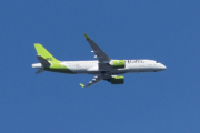 Morten 30 juni 2025 - airBaltic over Høyenhall, klokken er 10.47 og jeg rekker ikke helt frem. Jeg har et bilde fra 23 juni 2023 og 19 juni 2024 også, det var det jeg fant i juni