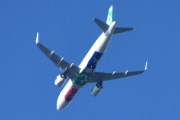 Morten 16 mai 2025 - F-HXSI over Høyenhall, klokken er 19.18 og det er Transavia France som kommer med sin Airbus A320-252N fra november 2024. Den har jeg ikke bilde av, og har denne serien nå. F-HXSA,F-HXSB, F-HXSC,F-HXSI og F-HXSN