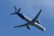Morten 16 mai 2025 - SAS over Høyenhall, klokken er 08.15 og dem er på vei til Gardermoen. Jeg så SAS den 16 mai 2022 og 16 mai 2023 og 16 mai 2024 også