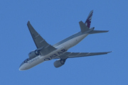 Morten 20 mai 2025 - A7-BFX over Høyenhall, klokken er 13.20 og det er Qatar Airways Cargo som kommer med sin Boeing 777-F fra desember 2020. Jeg tok et bilde i desember 2021, da var den bare ett år gammel
