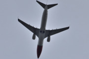 Morten 22 mai 2025 - SE-RPG over Høyenhall, klokken er 14.01 og det er Norwegian Air Sweden AOC som kommer med sin Boeing 737-8JP fra 2016. Den så vi i går klokken 15.02, kanskje en time for tidlig ute?