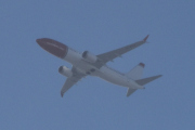 Morten 22 mai 2025 - SE-RTN over Høyenhall, klokken er 10.45 og jeg tror det er Norwegian Air Sweden AOC som kommer med sin Boeing 737-8 MAX fra januar 2025