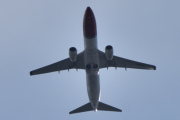 Morten 23 mai 2025 - LN-NII over Høyenhall, klokken er 16.33 og det er Norwegian Air Shuttle AOC som kommer med sin Boeing 737-8JP fra 2014. Den så vi i forgårs og jeg lurer på om jeg så den 8 mai 2024...