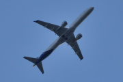 Morten 5 mai 2025 - SE-RSO over Høyenhall, klokken er 19.32 og jeg tror det er SAS Link som kommer med sin Embraer ERJ-195LR fra 2008 og heter Eilif Viking. Den har jeg bare sett en gang og det var 13 september 2024
