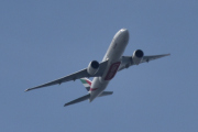 Morten 7 mai 2025 - A6-EFN besøker Høyenhall, det er Emirates SkyCargo som kommer og pilotene vet akkurat hvor dem skal