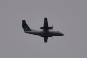 Morten 13 november 2025 - Widerøe over Høyenhall, jeg har ikke sett dem 13 november før. Men kan dette være en De Havilland Canada DHC-8-103 Dash 8?