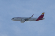 Morten 6 oktober 2025 - Iberia Airlines over Høyenhall, klokken er 14.06 og dem skal lande på Gardermoen på under 10 minutter