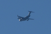 Morten lørdag 27 september 2025 - Boeing C-17 Globemaster III over Høyenhall, klokken er en militær hemmelighet. Men det er en som Norge er medeier i og jeg så en den 21 september 2019 også