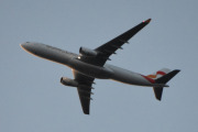 Morten lørdag 27 september 2025 - Sunclass Airlines over Høyenhall og klokken er 06.59. Dem er på vei til Gardermoen med sin sin Airbus A330. Dem så jeg 20 september 2022, kanskje den samme?