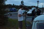Fredag - Eksosrøret måtte fraktes i bilen men ellers så gikk alt greit