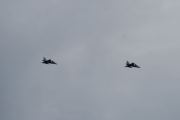 Lørdag - Så flyr det 2 jagerfly over oss, jeg rakk å ta bilde