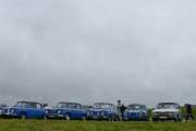 Fra høyre, Renault 16 fra 1969 skal ikke være med på rally. Neste er en Renault 8 Gordini fra 1967, den kan vi se på rally. Neste er en Renault 8 Gordini fra 1968, den kan vi også se på rally