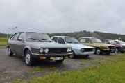Her står det en Renault 30 TS fra 1977 nærmest, så har vi to Renault 12 TL fra 1973 og 1974