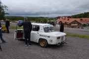 Renault 8 Major fra 1964, det var vel året når R8 Major ble lansert. Svensk Bilsport står det på bakruta, det sier vel litt
