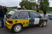 Renault Clio 16V fra 1992, den fikk ikke konkurranse av tvillingbroren i dag. Men her står det Eskilstuna Motorklubb og der fant jeg Kjell Eriksson