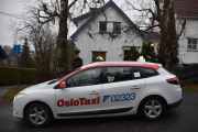 OsloTaxi utenfor Hjemliveien 9, her er beviset