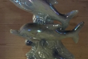 Delfin i porselen