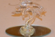 Delfin glass skulptur