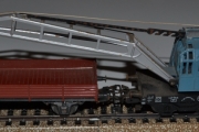 Marklin 4611 wagon grue avec wagon plat porte fleche