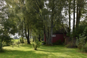 Tenk å ha en hytte her ute, de er heldige