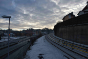 Nå går jeg i den motsatte retningen og ser mot Brynsenteret