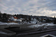 Siste bilde før T-banen kommer, Brynstunnelen og Bryn bedehus i bakgrunnen