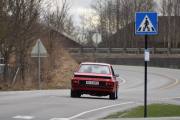 De som kjører forbi slipper heller ikke unna, dette er en Ford Escort 1,3 fra 1975. En fin veteran dette også