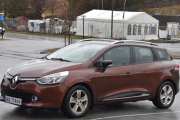 Vi måtte også ta nybilen i dag, vår er en Renault Clio fra 2014