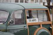 Men her ser vi at Morris Minor 1000 fra 1957 er til salgs, og her må det komme seriøse bud på godt over 100 000,-