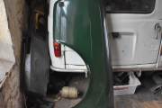 Husker dere skjermen som var innpakket i plast, her er den. Det er en venstre skjerm og er helt ubrukt, har bare ligget et sted i 30 år og er til en Renault 10