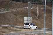 Vi tar en stopp, men vi ser jo at redaktøren suser forbi i sin Renault 5 - er det GTI?