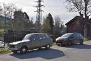 Vår første stopp er ved Rotnes Bruk som er et gammel industrianlegg ved Rotnesfossen
