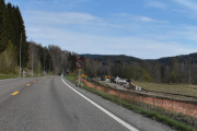Et eller annet sted så jobbes det med tunnel under Rotnes og Varingskollen, her ser vi at et eller annet pågår